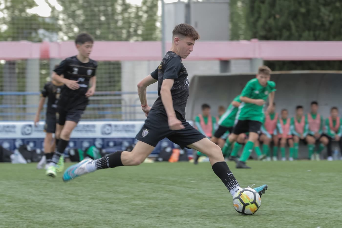 Jugador de D10 Football Club durante un torneo internacional